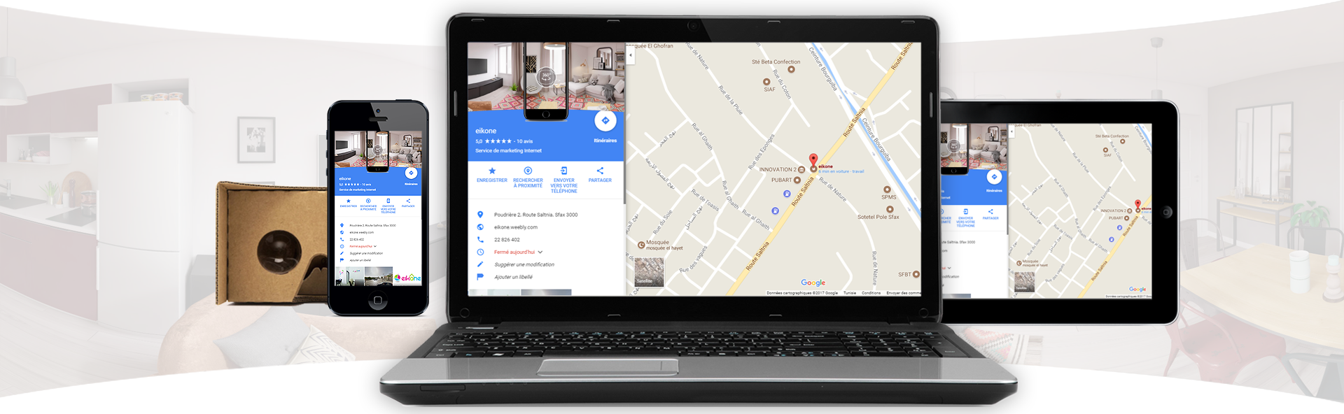 Fiche Google Business Tunisie Référencement Local